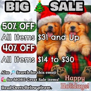 BIG SALE - ALL MUST GO..Give us a Hand 💞 PLEASE Read All Below, Thx